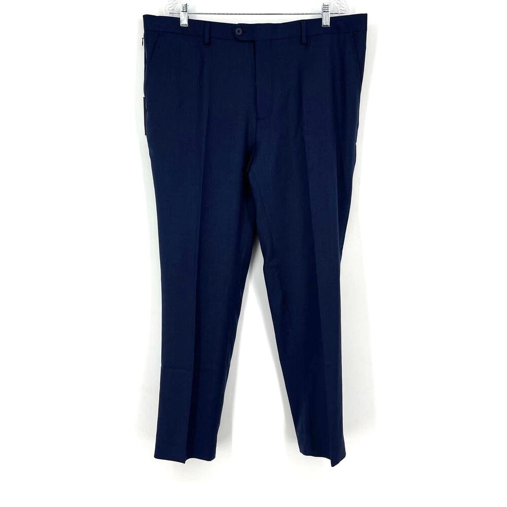 Ted Baker OVVAT Performance Suit Trouser Pants Wool Navy Blue Men's‎ 40R